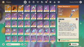 Genshin Impact AR 56 NA + Honkai Star Rail - Flins - Neuvilette - Xiao - Kazuha