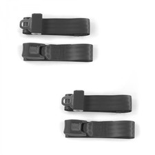 Chevy Nova 1975 - 1979 Standard 2pt Charcoal Lap Bucket Seat Belt Kit - 2 Belts Chevy Nova 1975 - 1979 Standard 2pt Charcoal Lap Bucket Seat Belt Kit - 2 Belts