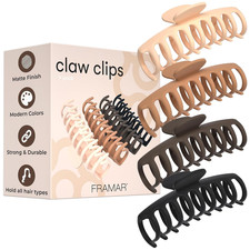 Extra Large Claw Clips for Thick Hair   Hair Claws Pack, Large Hair Clips for Th