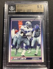 EMMITT SMITH 1990 SCORE SUPPLEMENTAL #101T RC BGS 9.5 Gem Mint 