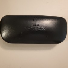 COACH New York Black Eyeglasses Sunglasses Clamshell Hard Case