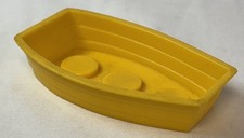 1970s yellow WEEBLES CAMP ABOUT BOAT