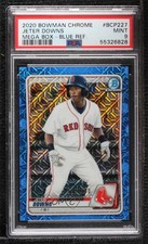 2020 Bowman Chrome Prospects Mega Box Blue Mojo Refractor Jeter Downs PSA 9 0i76