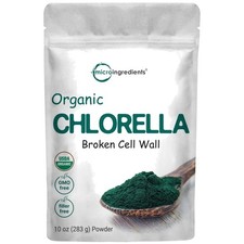 Organic Chlorella Powder, 10oz - Protein  Nutrient Powerhouse