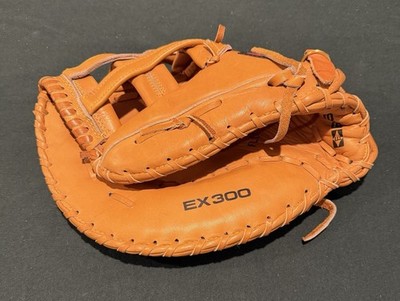 Easton EX300 Leather First Base Glove Mitt Brown 12'' LHT World's Finest Leather