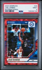 2024 PANINI DONRUSS INTERNATIONAL #28 JOEL EMBIID PSA 9
