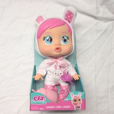 CRY BABY-amante cuidado CONEY-Interactive Baby Doll Pink Hair Bunny sudadera con capucha