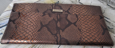 MICHE Bag Dani Classic Shell Only From September 2010 Retired Faux Snake Browns
