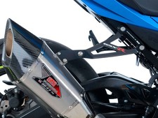 STAFFA SUPPORTO SCARICO + PIASTRA PEDANE POST R&G PER SUZUKI GSX-R 1000 / R 2017
