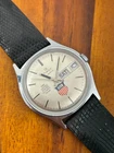 Extremely Rare Timex 1980 USA Olympic Team Men's Watch Silver Tone 36mm