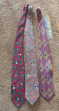 Men's Disney Tie's Set of Three (3)