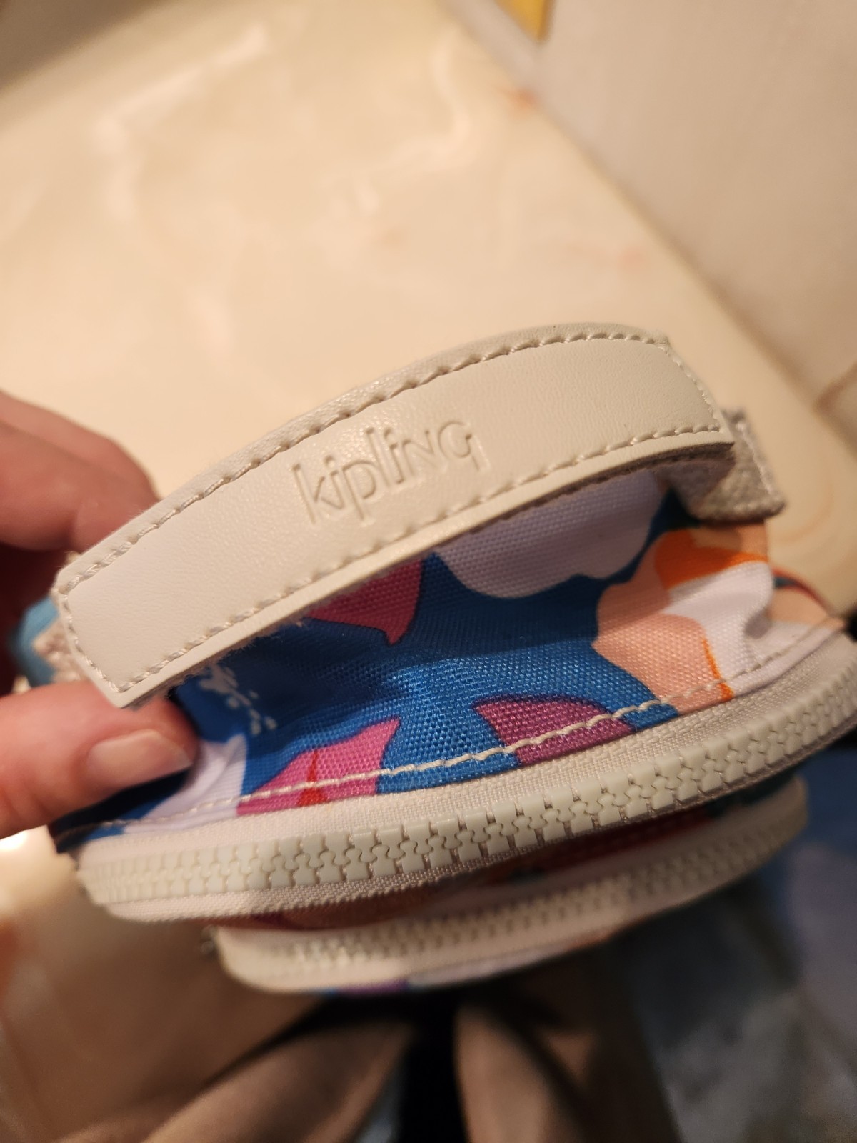 Kipling Mini Backpack Jungle Monkey Pattern - image 1