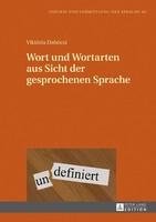 Wort Und Wortarten Aus Sicht der Gesprochenen Sprache | ViktóRia DabóCzi | Buch