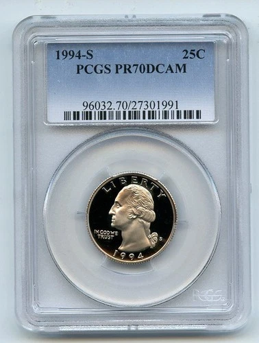 1994-S Washington Quarter Proof — photo from another recent sale