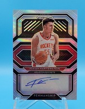 2020-21 Panini Prizm Isaiah Hartenstein Silver Prizm Penmanship Autograph