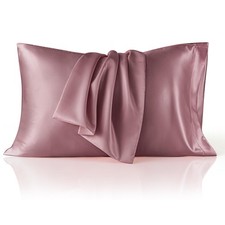 Bedsure Satin Pillowcase 2 Pack Standard 20" x 26" , 27 - Nostalgia Rose