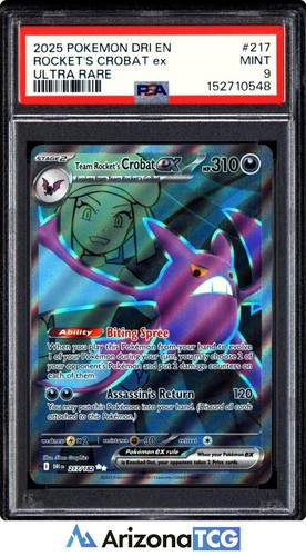 Team Rocket's Crobat ex graded PSA 9 for sale on eBay