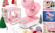 Electric Yarn Winder for Crocheting High Speed, Upgrade Three Gears Pink