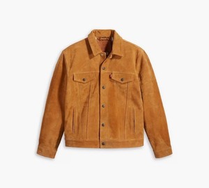 【即完】Levi‘s TYPE1 TRUCKER SUEDE LEAT Levis Suede Trucker | eBay