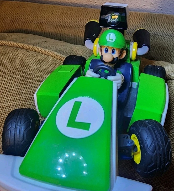 Mario Kart Live Home Circuit Remote RC Luigi Car for Switch - Tested & Working