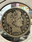 1900 BARBER SILVER QUARTER   ~NICE COIN~ 90% SILVER