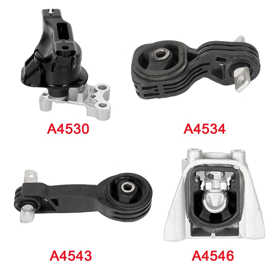 Комплект креплений двигателя и трансмиссии для 2006-2010 Honda Civic 1,8 л трансмиссия 4 шт. - Изображение 4 из 4