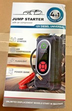 Jump Starter with Air Compressor, 5000A Car Battery Jump Starter Q10-5000A