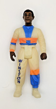 RARE Vintage 1991 Kenner Ghostbusters ECTO-GLOW Winston Zeddemore - GLOWS!