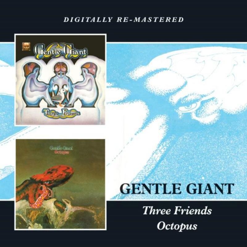 Gentle Giant Three Friends / Octopus Double CD NEW