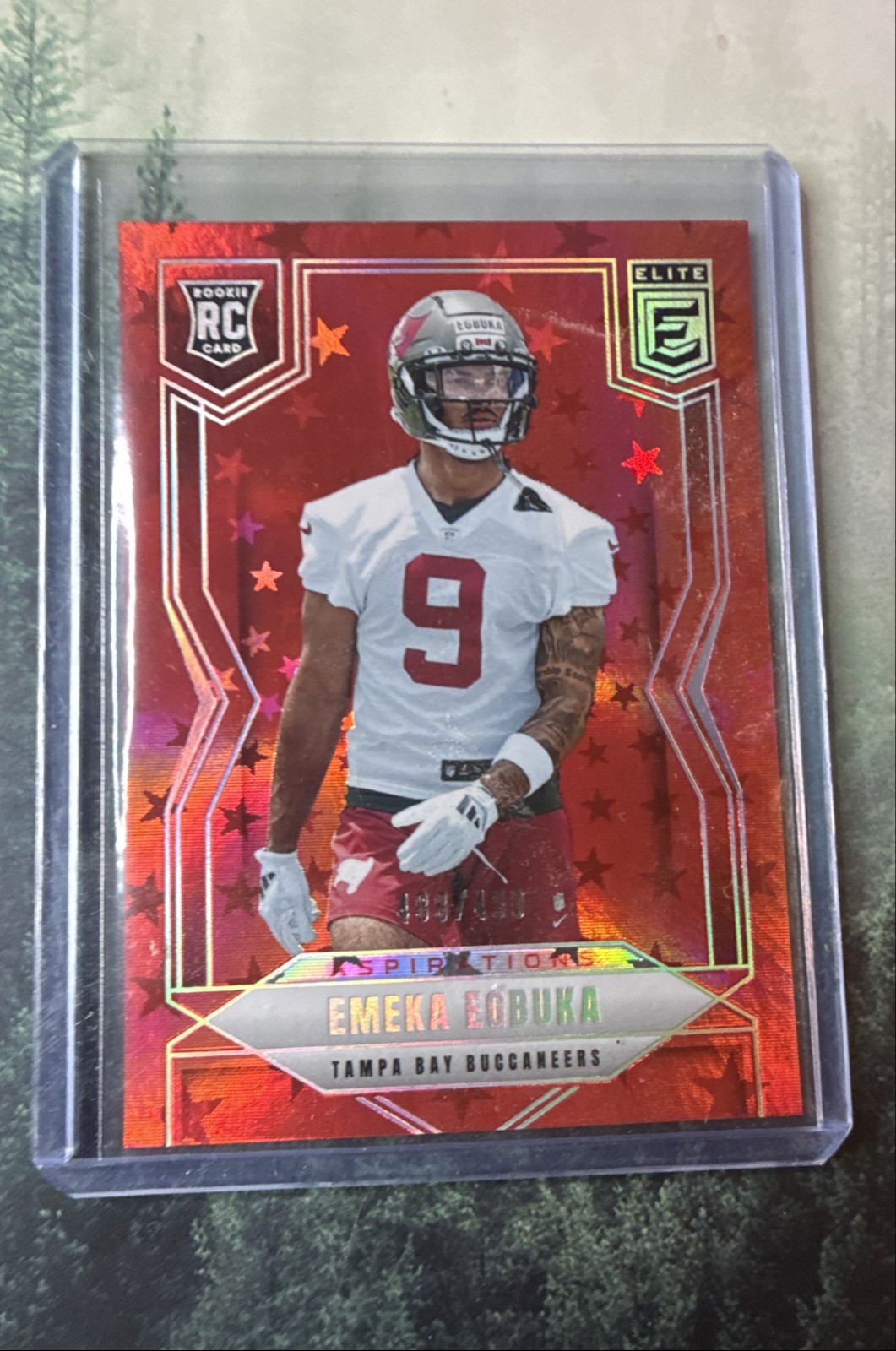 2025 Panini Donruss Elite  Rookies Emeka Egbuka #102 Aspirations Stars /499 (RC)