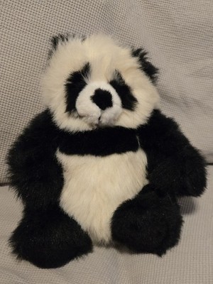 Vintage American Wego Panda Bear. GVC (White Showing Some Discoloration)