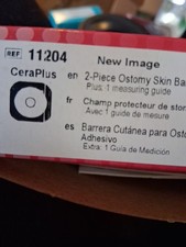 1 box Hollister CeraPlus 11204 New 2¾" Flange CTF 2-1/4" Skin Barrier (8 Count)