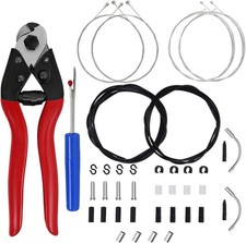 Stainless Steel Wire Cutter Bike Brake and Shifter Derailleur Cable Housing Kit