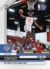 2025-26 Panini Instant NBA Dink Pate ROOKIE CARD 1/87 SP New York Knicks #48 RC
