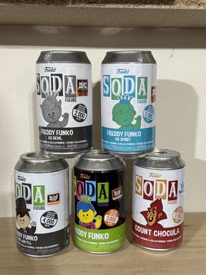 Funko SODA Freddy Funko Set Of 5! Count Chocula Exclusives and More