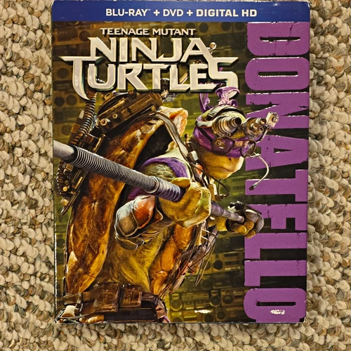 Teenage Mutant Ninja Turtles BLU-RAY DVD Donatello Cover Digi HD Megan Fox MINT