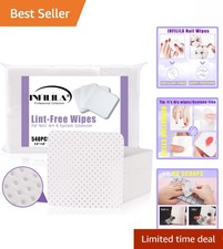 Compact 540 Count Non-Woven Nail Wipes - Essential for Nail Art  Extensions
