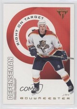 2003-04 Pacific Private Stock Titanium Right on Target Jay Bouwmeester #7 0a4