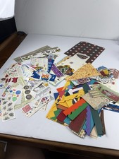 Lot of Scrapbooking Supplies, Stickers, Junk Journaling