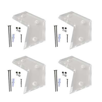 Vertical Skateboards Deck Holder Clear Acrylic Floating Storage Solution for