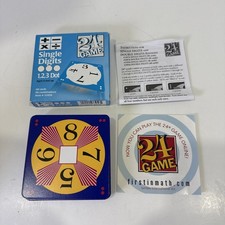 24 GAME-Single Digit Cards- 48 Card Deck-96 Combinations-Math Game-Mental Math