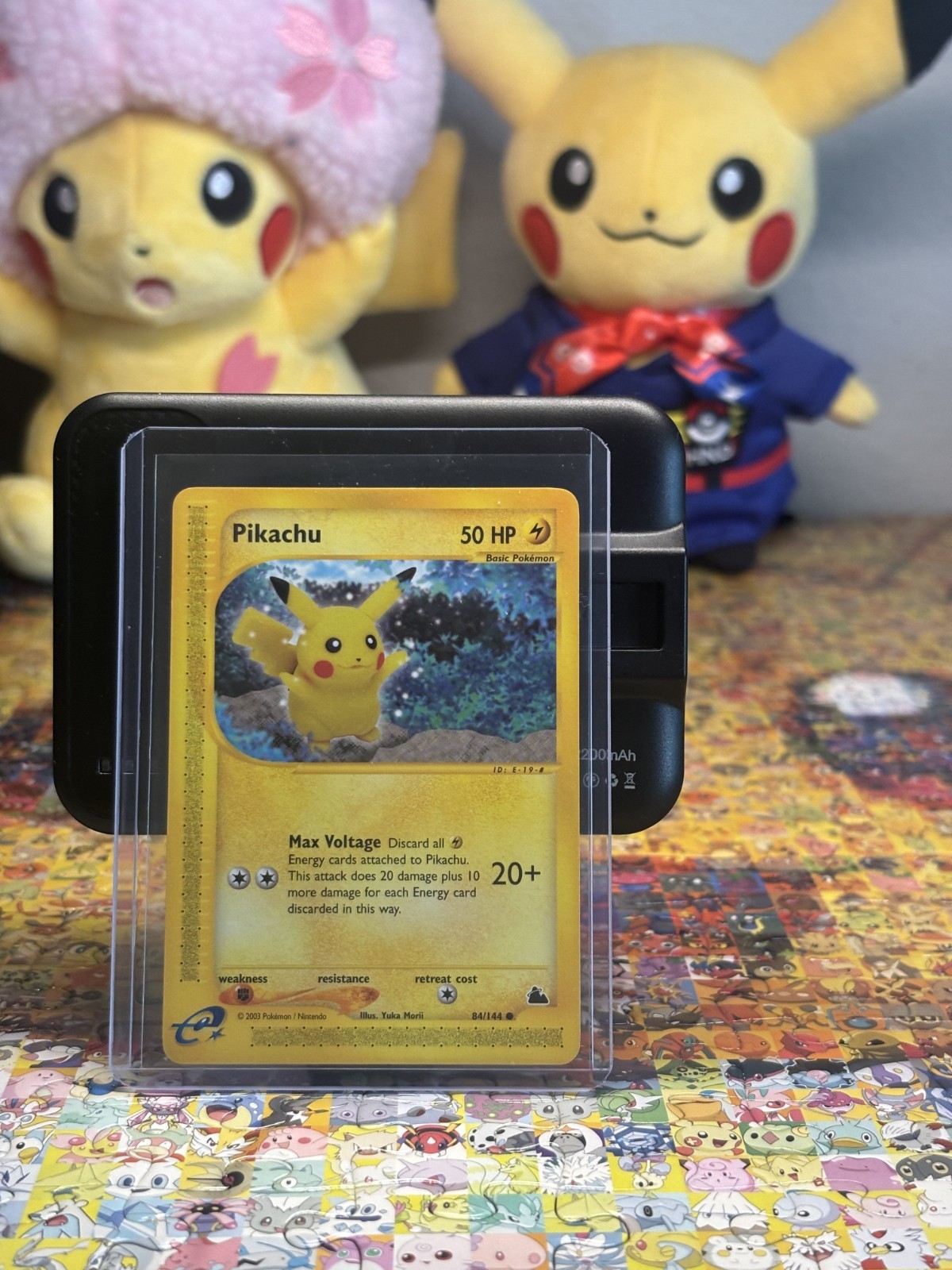Pikachu 84/144 Skyridge Common Non Holo Vintage Pokemon Card e-Reader WOTC NM
