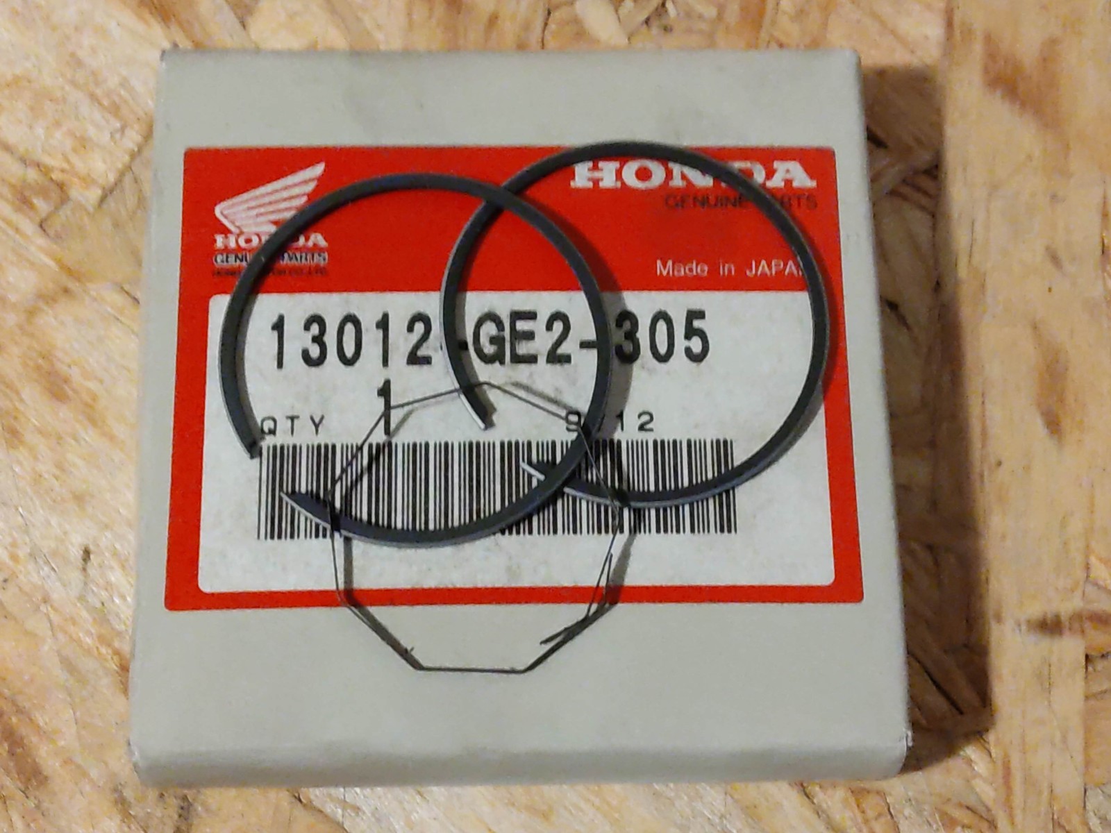 Segment de piston +0.25 NSR50 Honda CRM50 en taille réparation d'origine