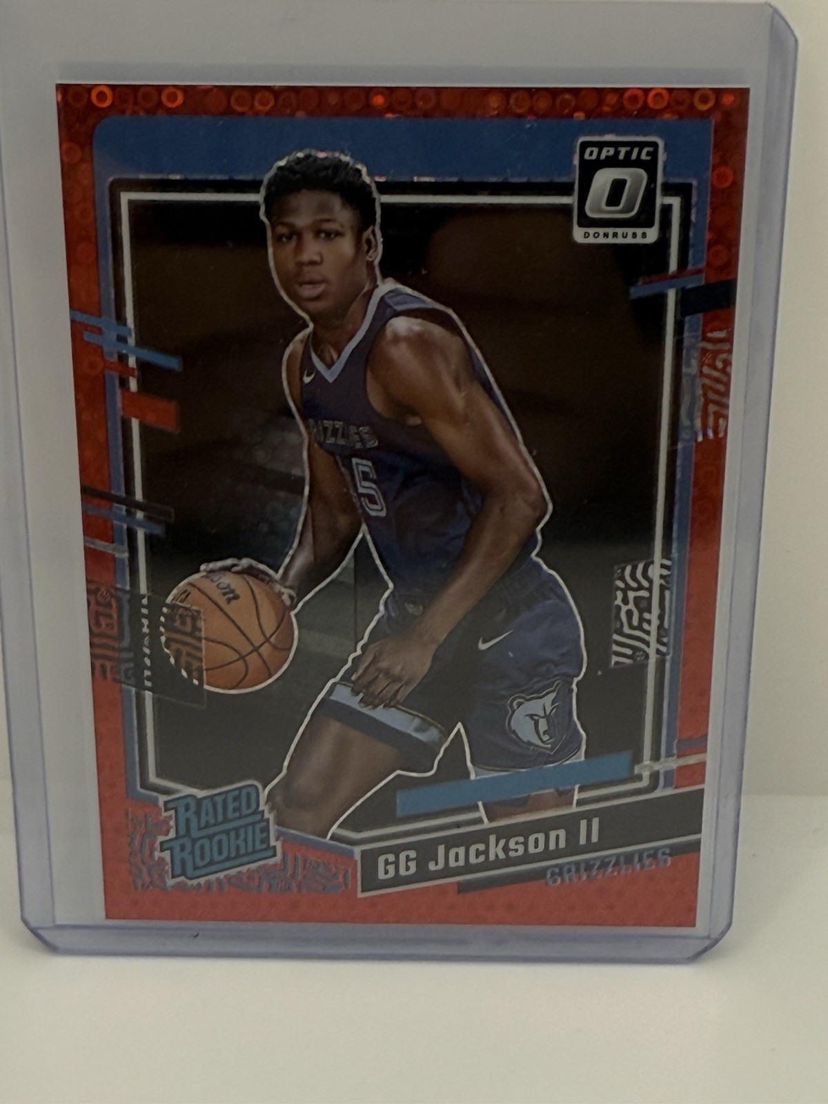 2023-24 Donruss Optic GG Jackson #228 Rated Rookie Red Fast Break Prizm /75