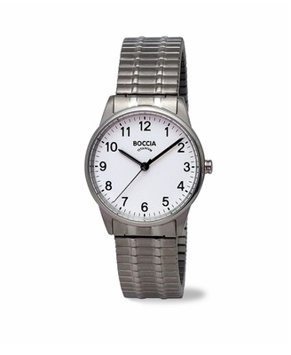 Boccia Damenuhr 3369-01.Neue Uhr+Etikett.2 Jahre Garantie ab Kauf.Zugband