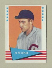 1961 FLEER BASEBALL CARD #19 KI KI CUYLER HOF  EX