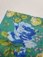 Amy Butler Fabric Alchemy Blue Teal Floral Cotton Sew Quilt OOP FAT QUARTER