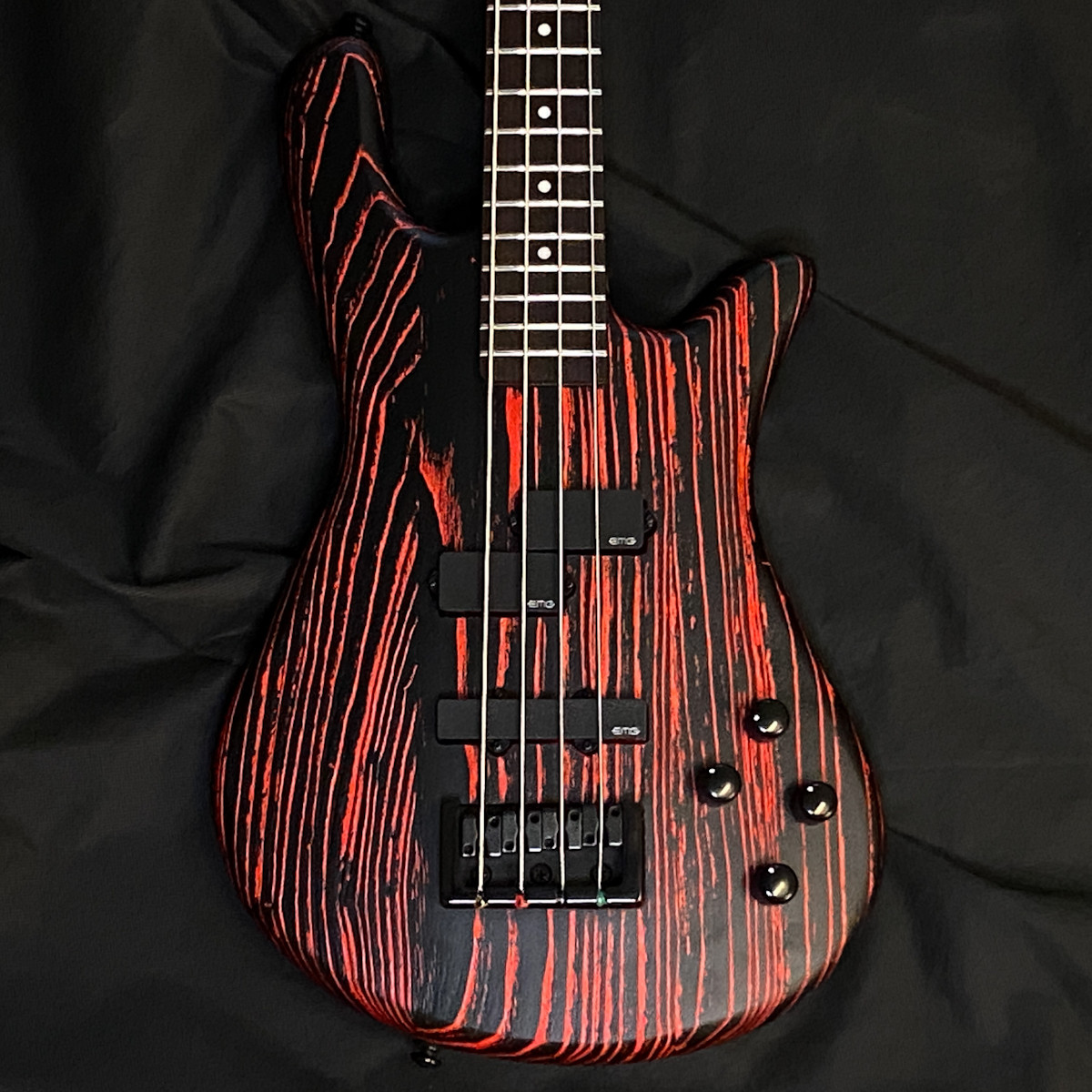 Spector NS PULSE 4 Satin Cinder Red New Electric Bass Guitar | eBay