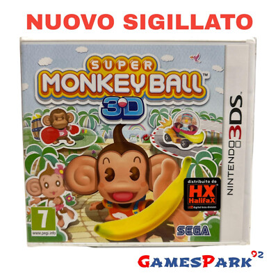 Super Monkey Ball 3D 3DS NINTENDO GAME New FOR Italian PAL by x Kids