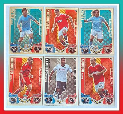 10/11 Topps Match Attax Premier League Trading Cards - Star Signing